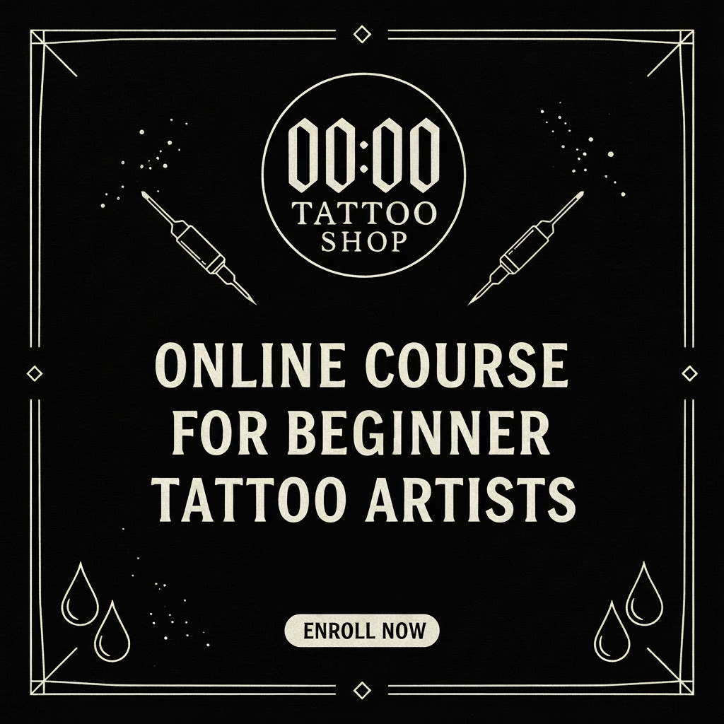 ONLINE COURSE FOR BEGINNER TATTOO ARTISTS