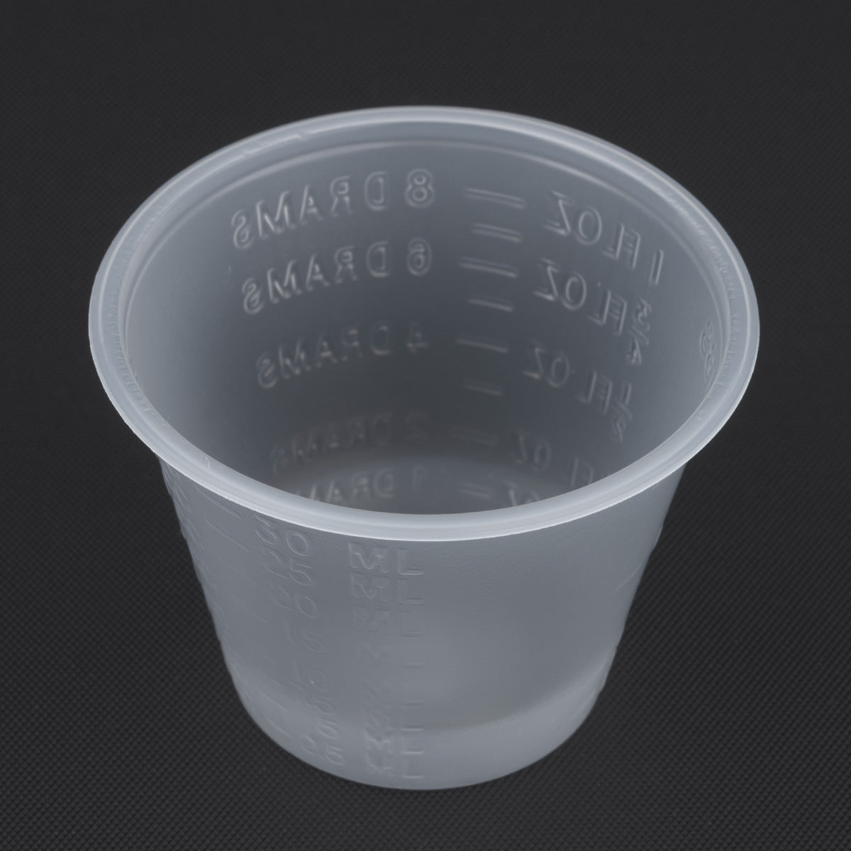 TRANSPARENT CUPS, 30 ML, 100 PCS