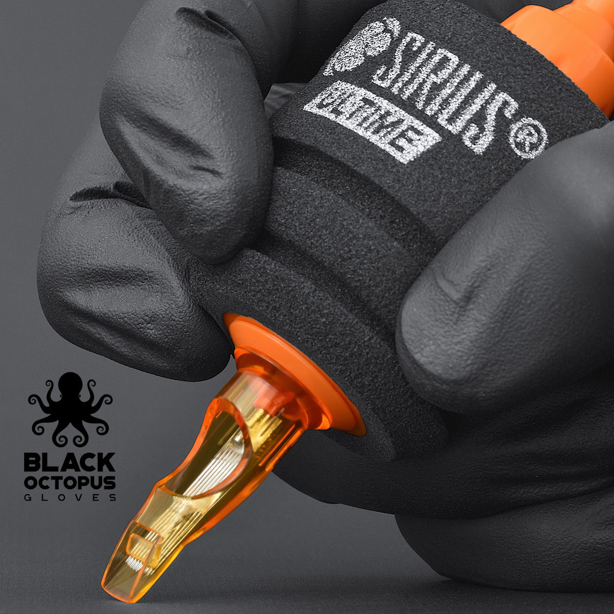 Black Octopus Gloves textured all sizes zerohoursupply.eu