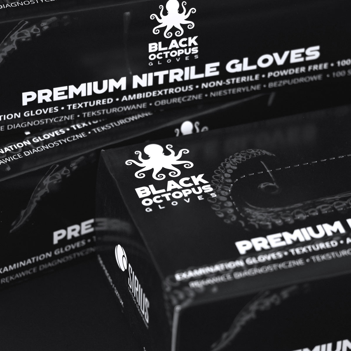 Premium nitrile gloves from Black Octopus , best offer from zerohoursupply.eu