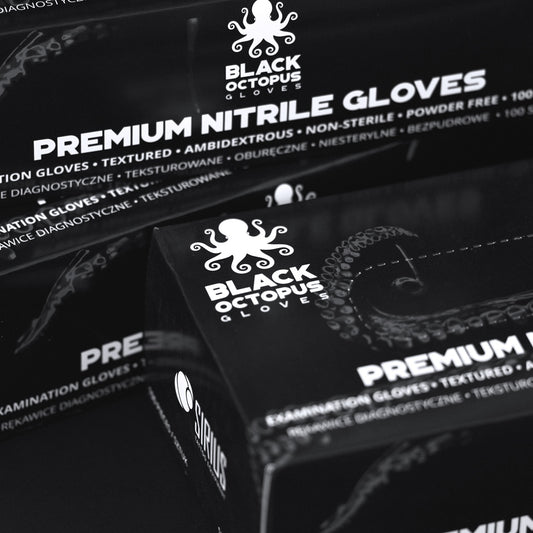 Premium nitrile gloves from Black Octopus , best offer from zerohoursupply.eu