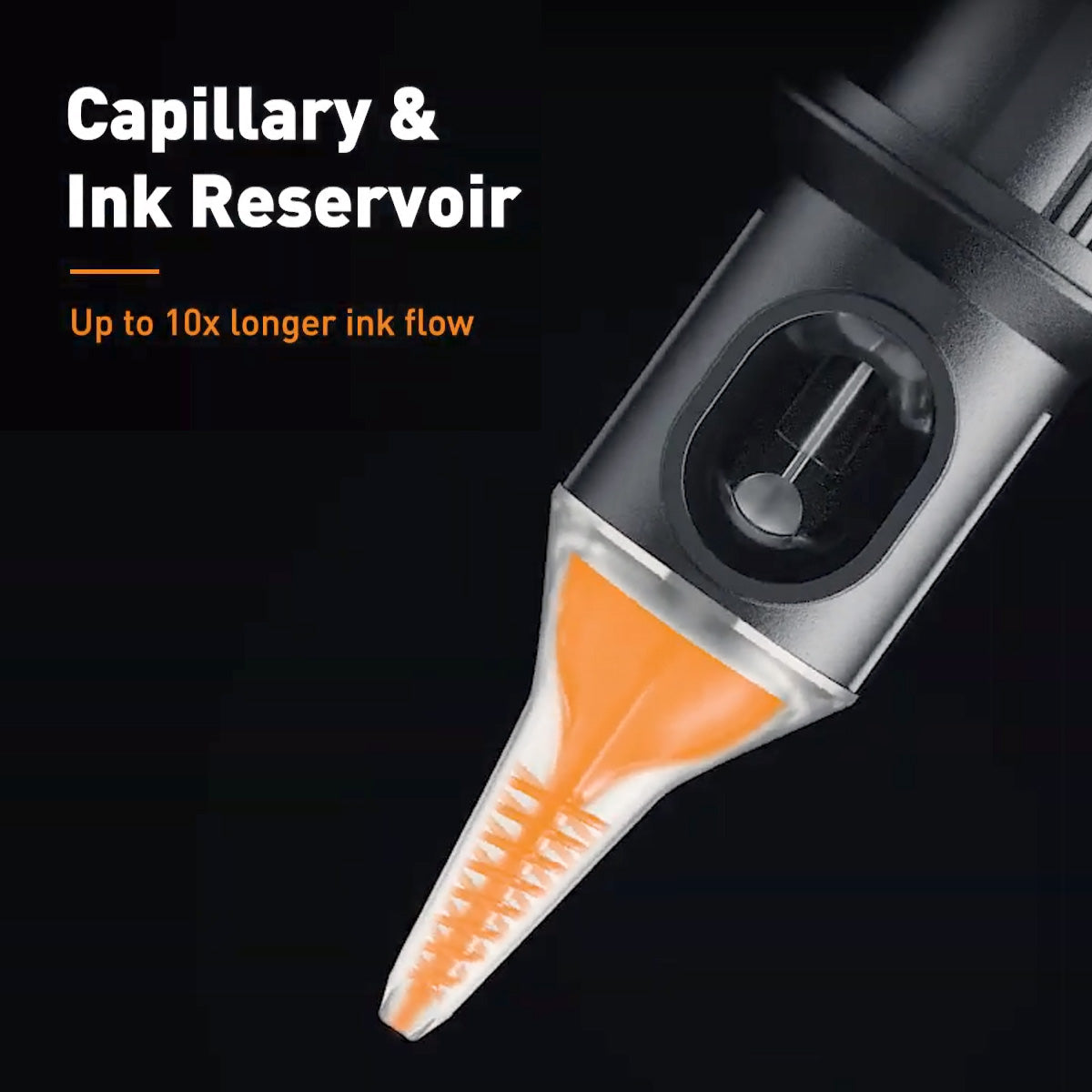 CHEYENNE CAPILLARY CARTRIDGE Close up, RL, 0.30 MM, 20 PCS, Zerohoursupply.eu