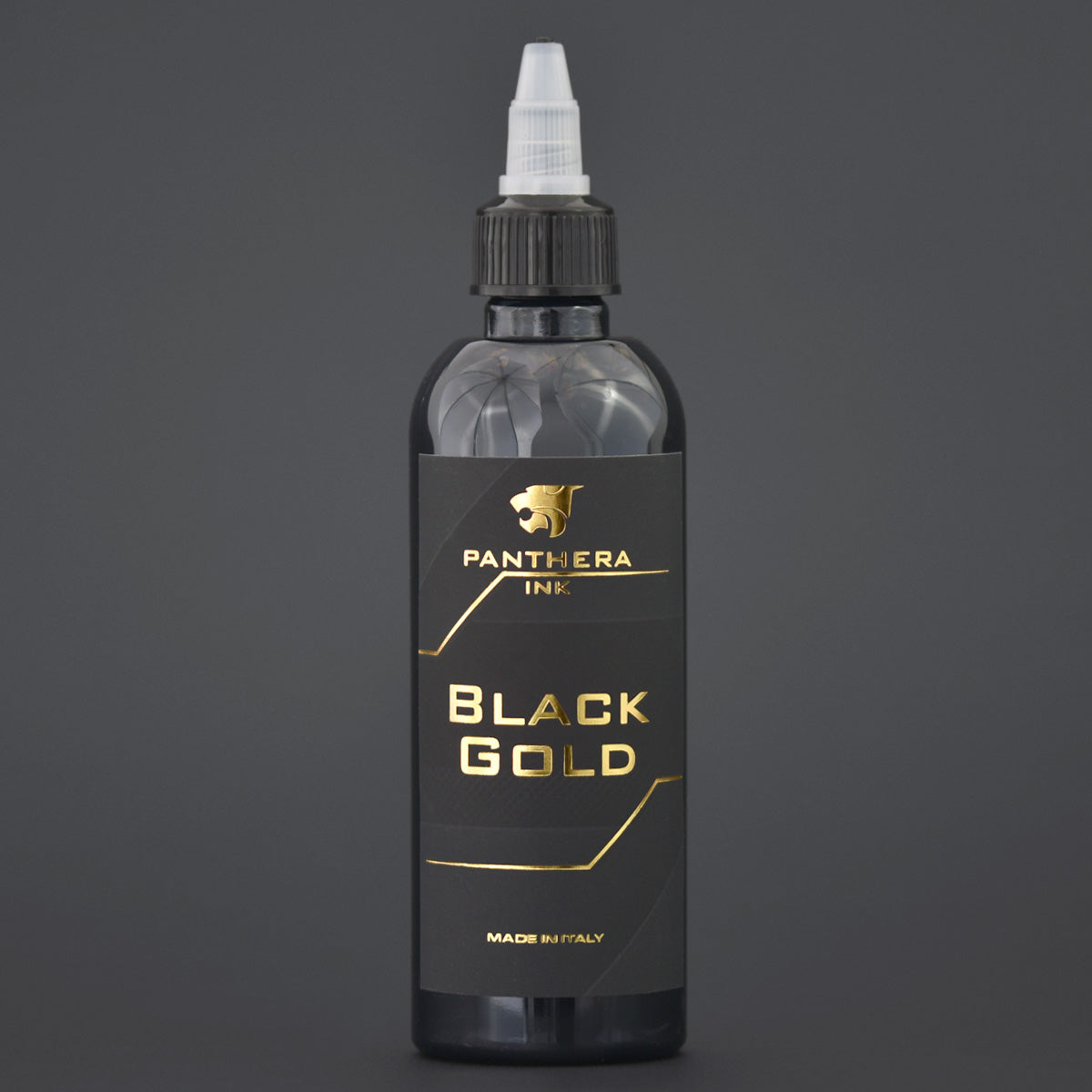 Panthera Black Gold - black tattoo ink, buy from zerohoursupply.eu