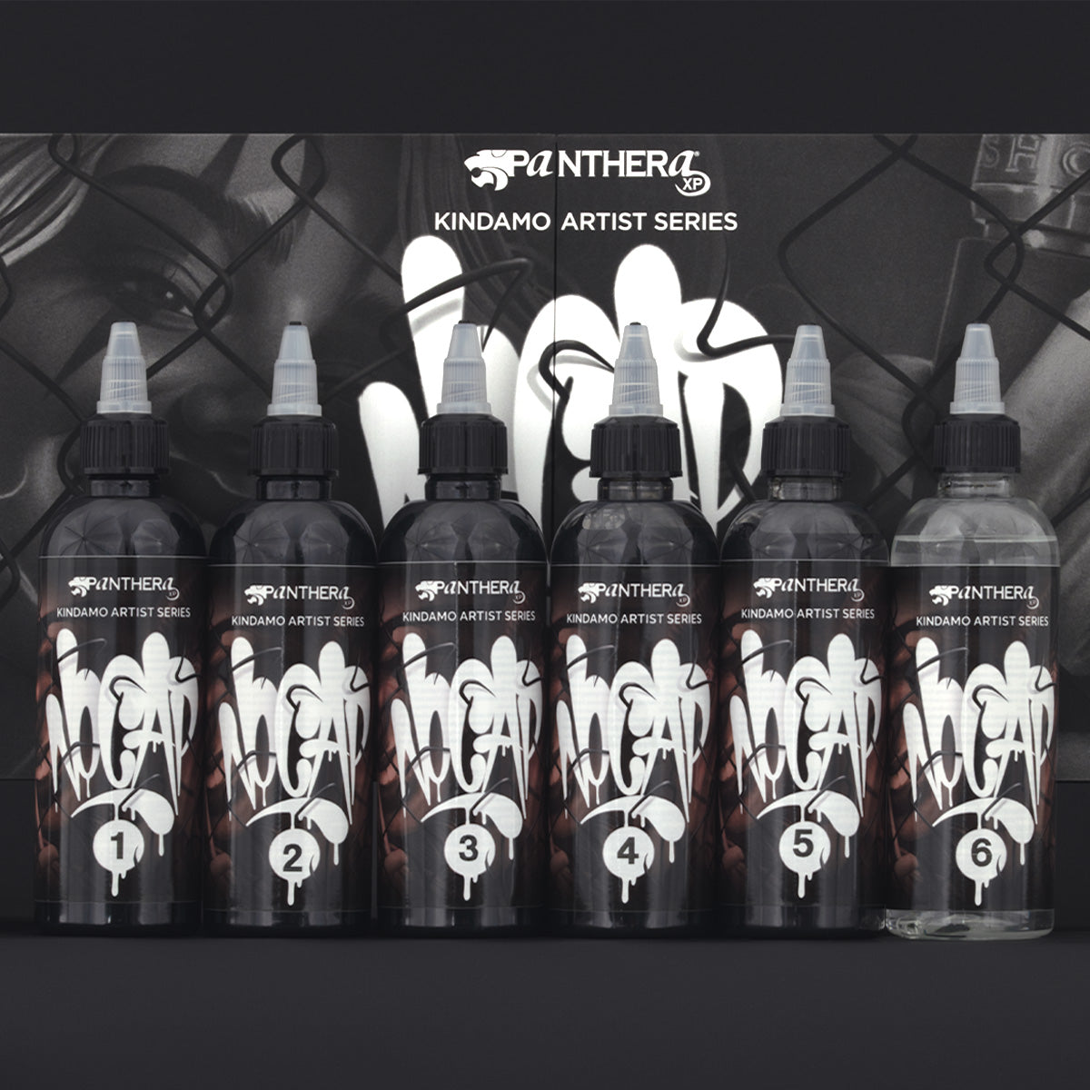 PANTHERA, KINDAMO ARTIST SERIES, SET OF 6, 150 ML