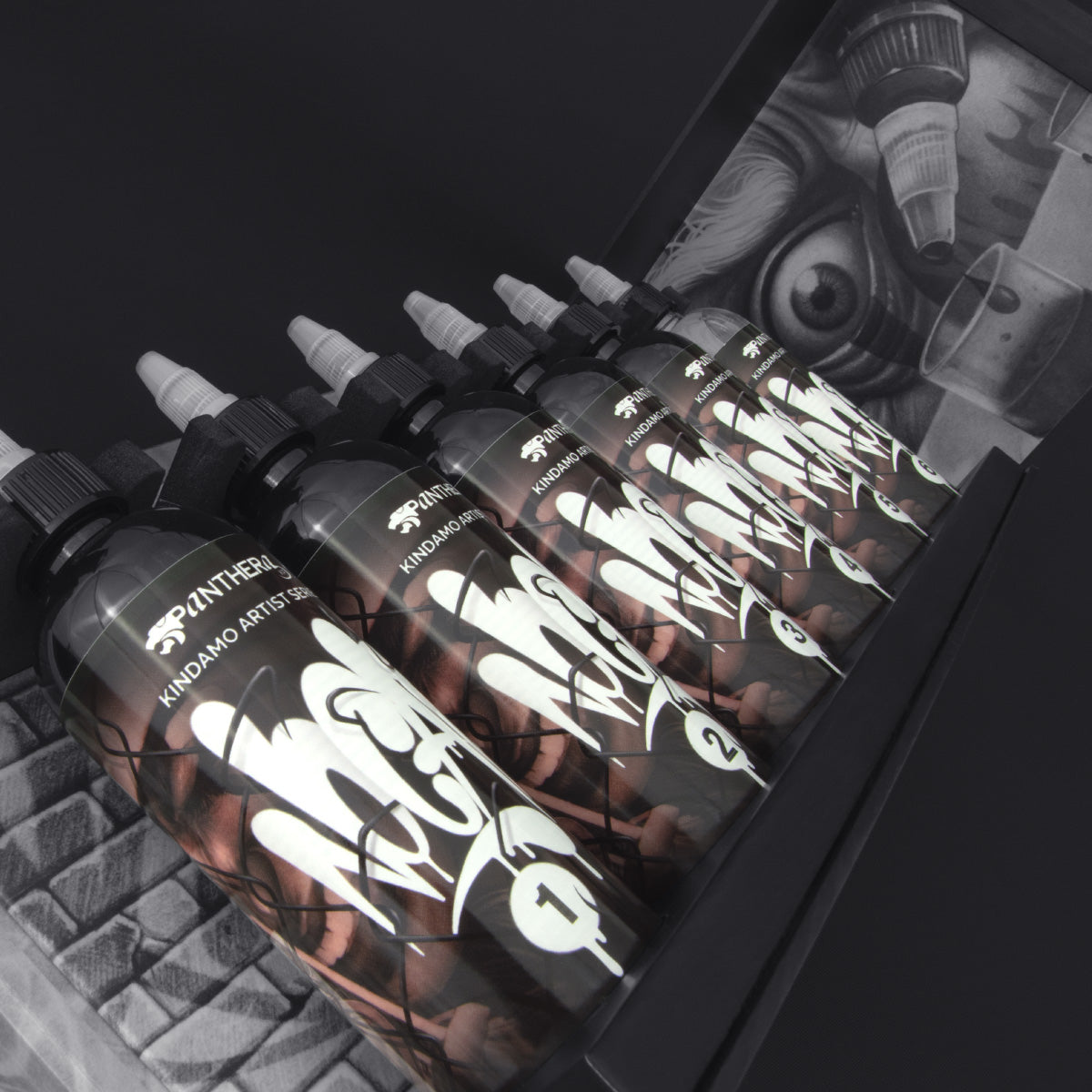 PANTHERA, KINDAMO ARTIST SERIES, SET OF 6, 150 ML