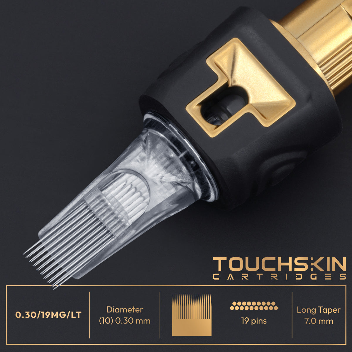 TOUCHSKIN GOLD Magnum 0.30 mm cartridges buy at zerohoursupply.eu