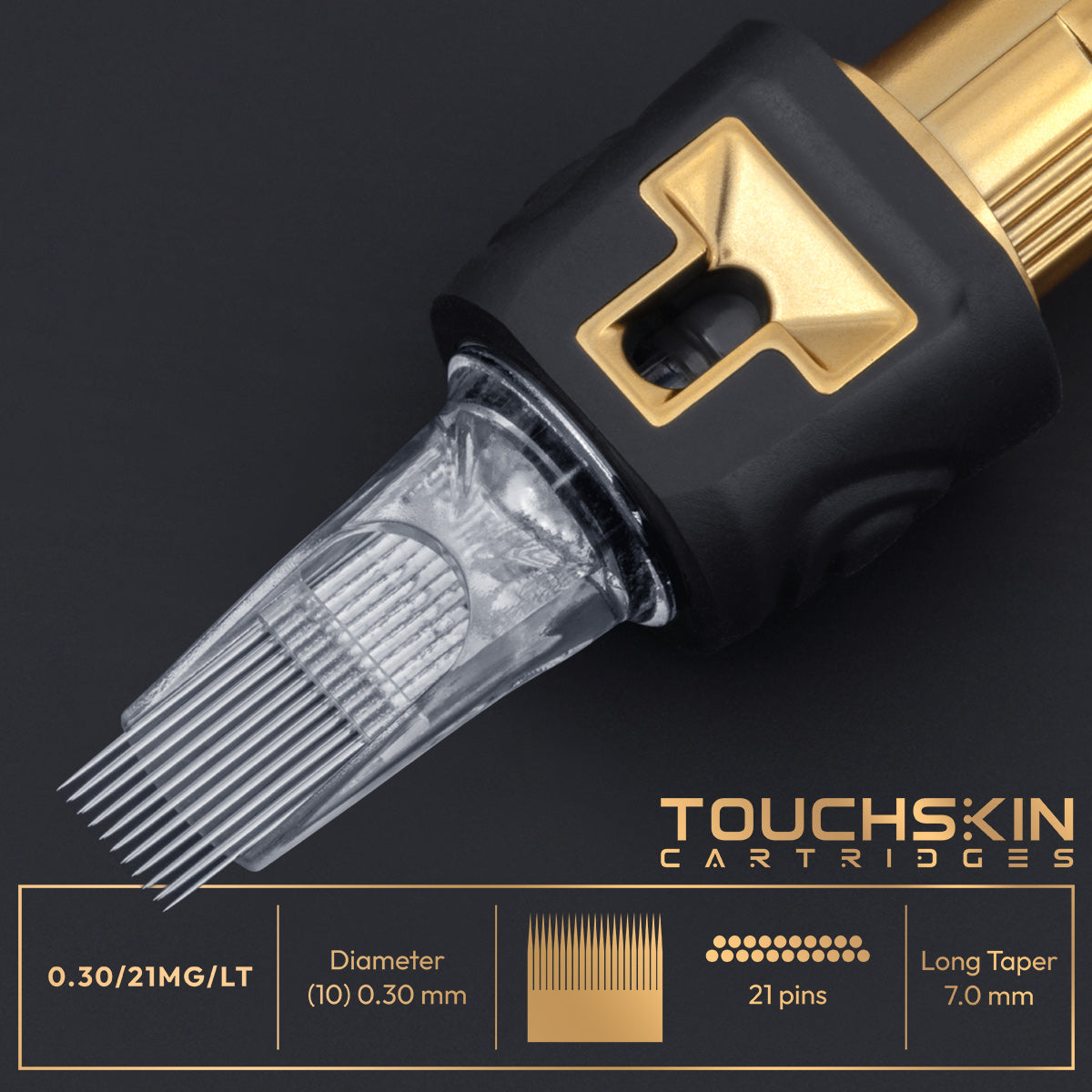 TOUCHSKIN GOLD Magnum 0.30 mm cartridges buy at zerohoursupply.eu