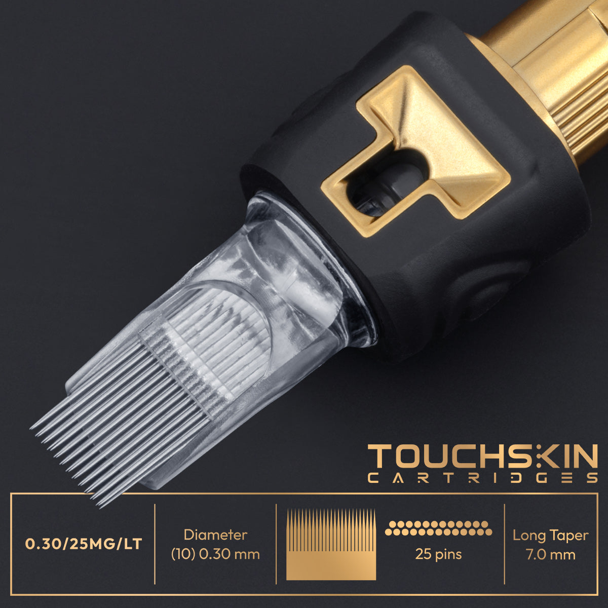 TOUCHSKIN GOLD Magnum 0.30 mm cartridges buy at zerohoursupply.eu
