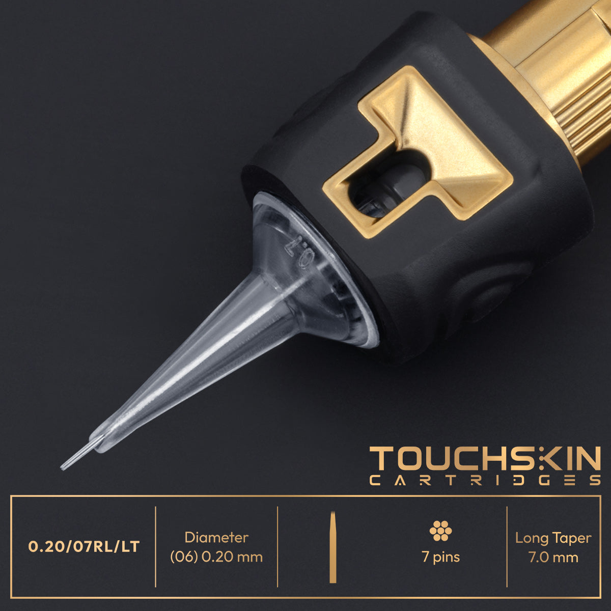 TouchSkin Round Liner 0.20 mm ultra-thin bugpin needles buy from zerohoursupply.eu