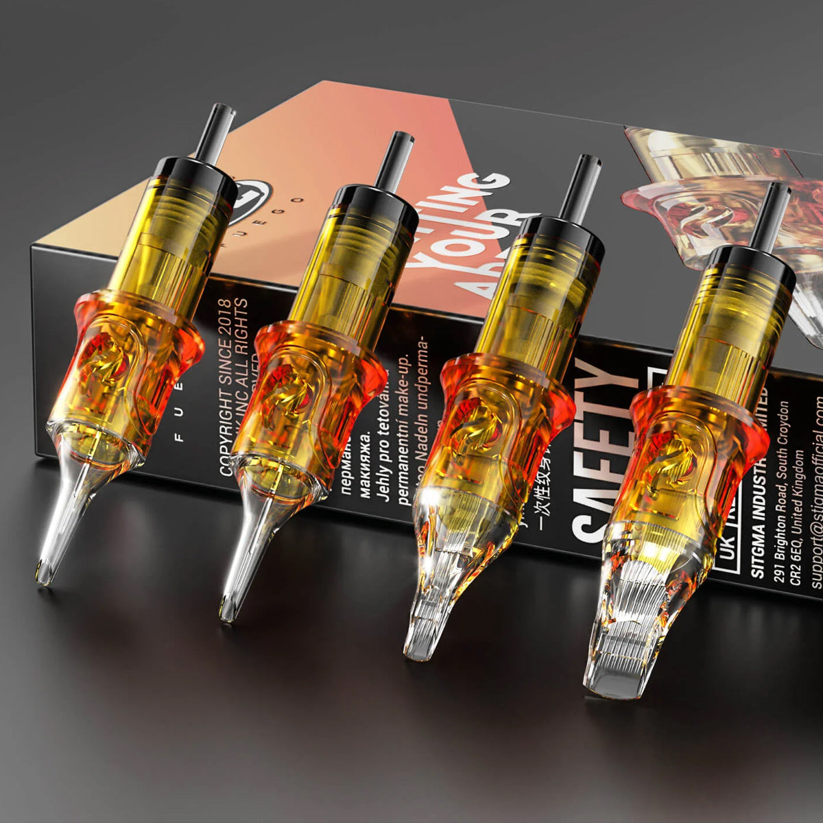 CNC FUEGO, NEEDLE CARTRIDGES, RM/MT, 0.30 MM
